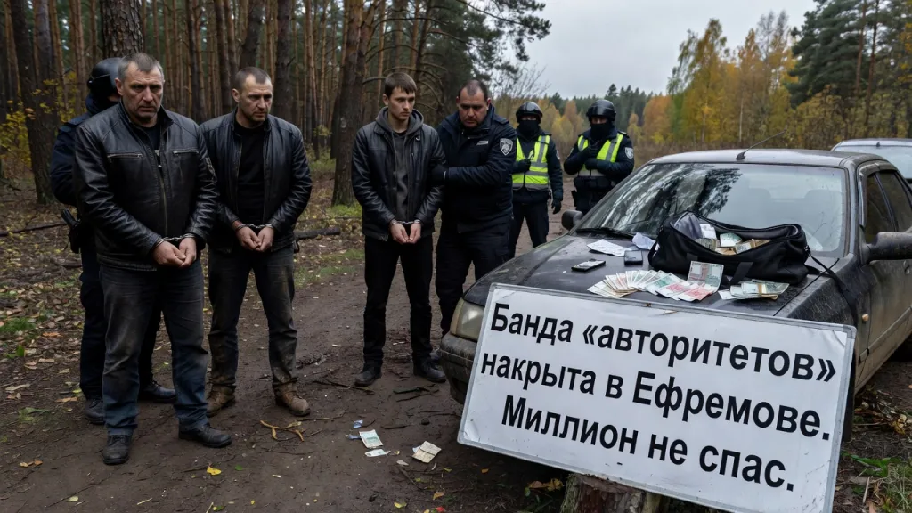 Банда «авторитетов» накрыта в Ефремове. Миллион не спас.